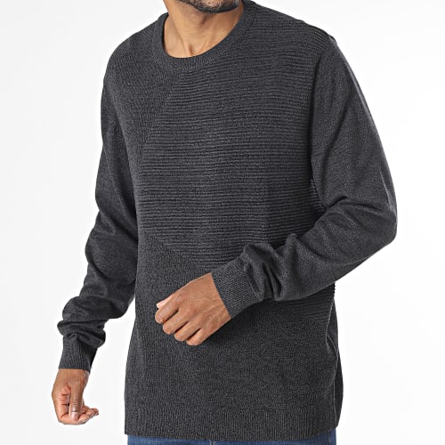 Sweat Crewneck Bwo Michael Gris Anthracite Chiné