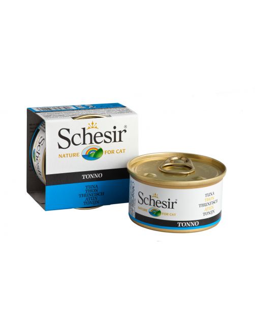 Schesir Kat Blik Gelei Vis 85 g - Kattenvoer