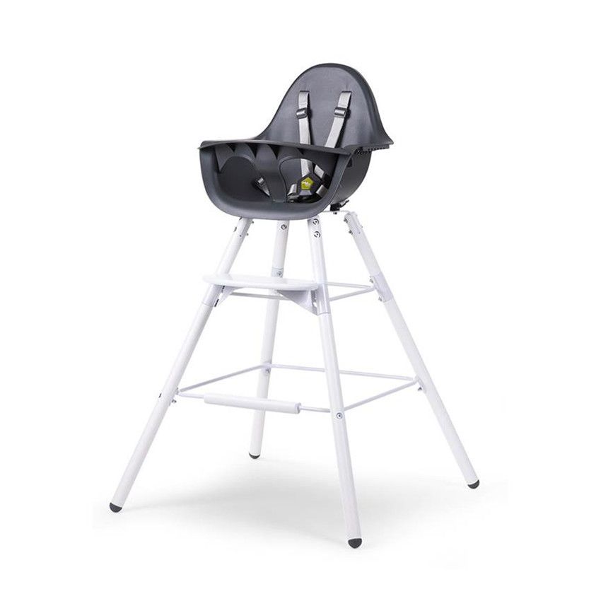 Set de pieds + repose pieds pour chaise haute Evolu 2 - Blanc - Doré
