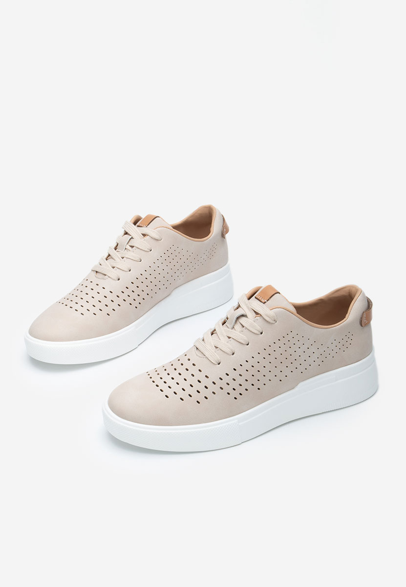 Chaussures casual femme beige Frina