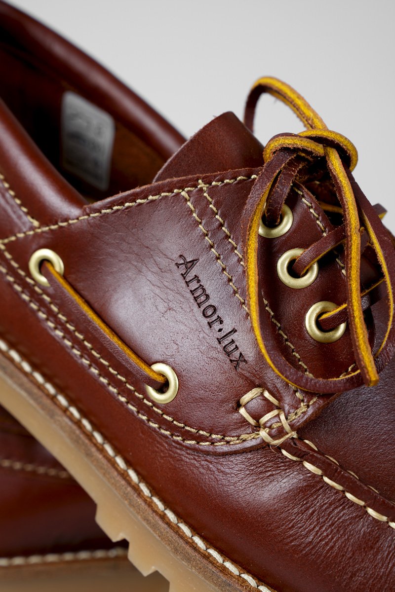 Chaussures bateau - cuir