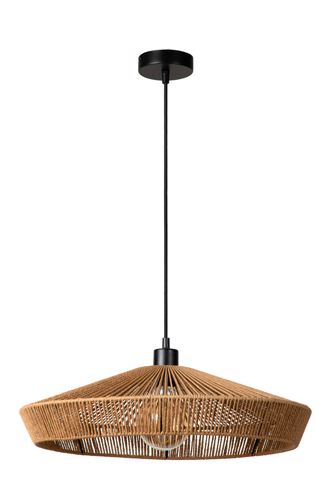 Lucide Yunkai hanglamp 50cm E27 rotan