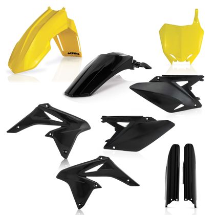 Kit plastiques Acerbis Full - Couleur - Jaune / Noir