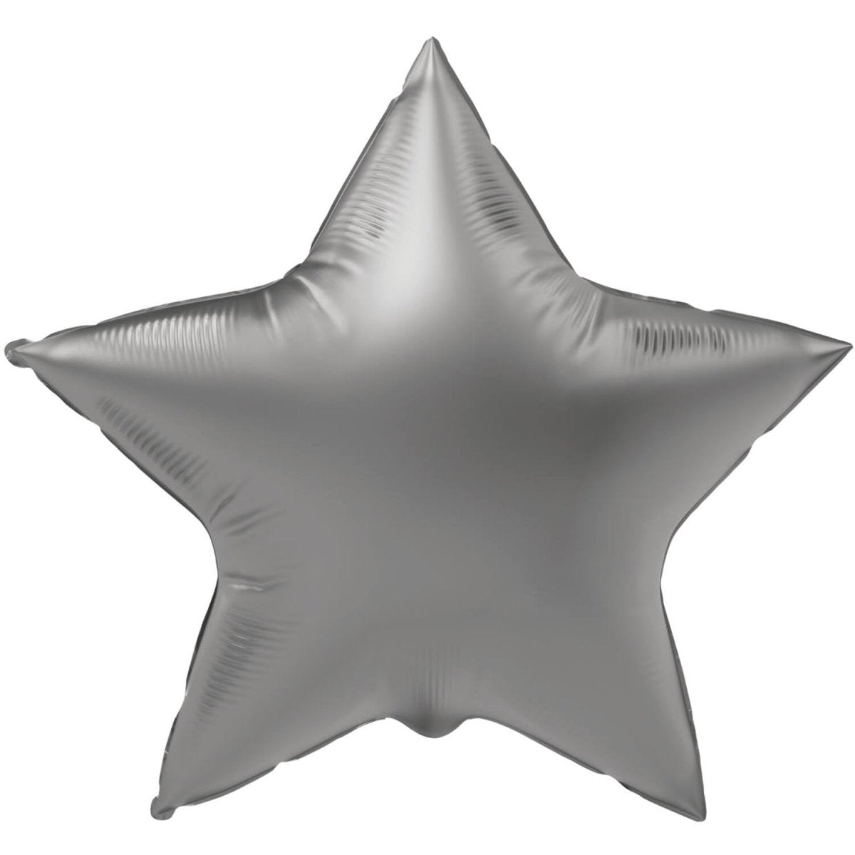 Ster Helium Ballon Zilver Leeg 45cm
