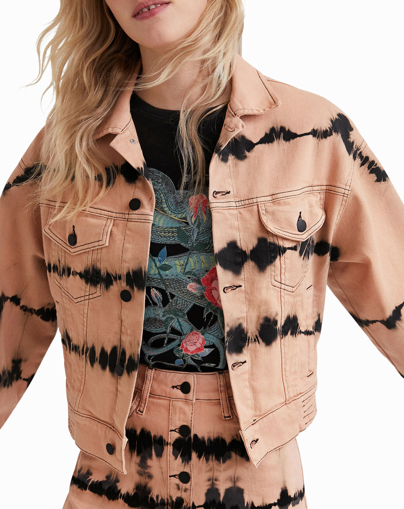 Desigual Veste Ingrid rose