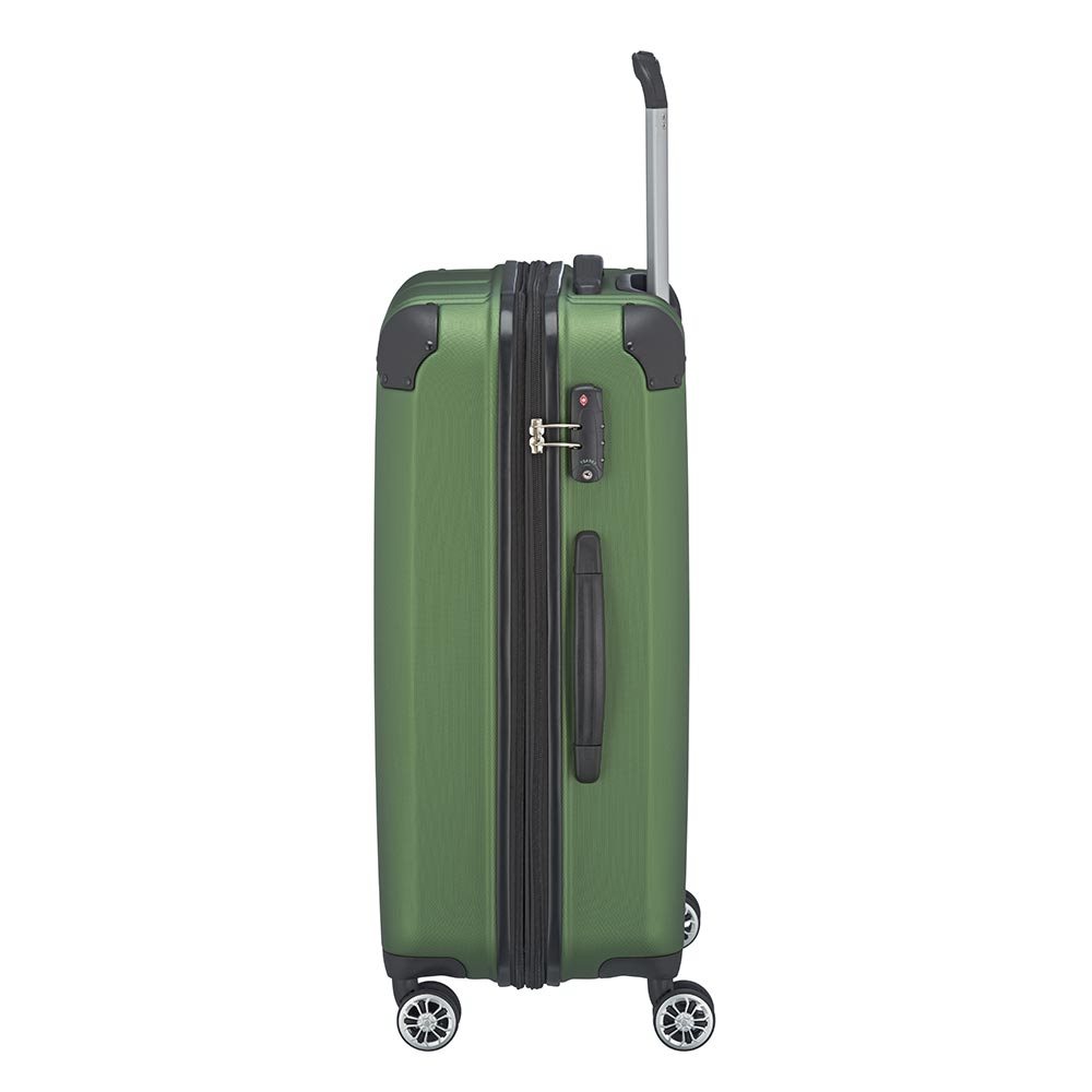 Travelite City 4 Wiel Trolley M Expandable green