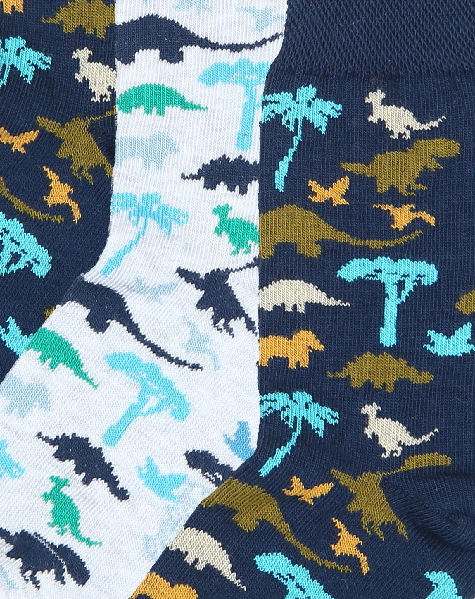 Strümpfe DINOS 3er Pack in blau/grau