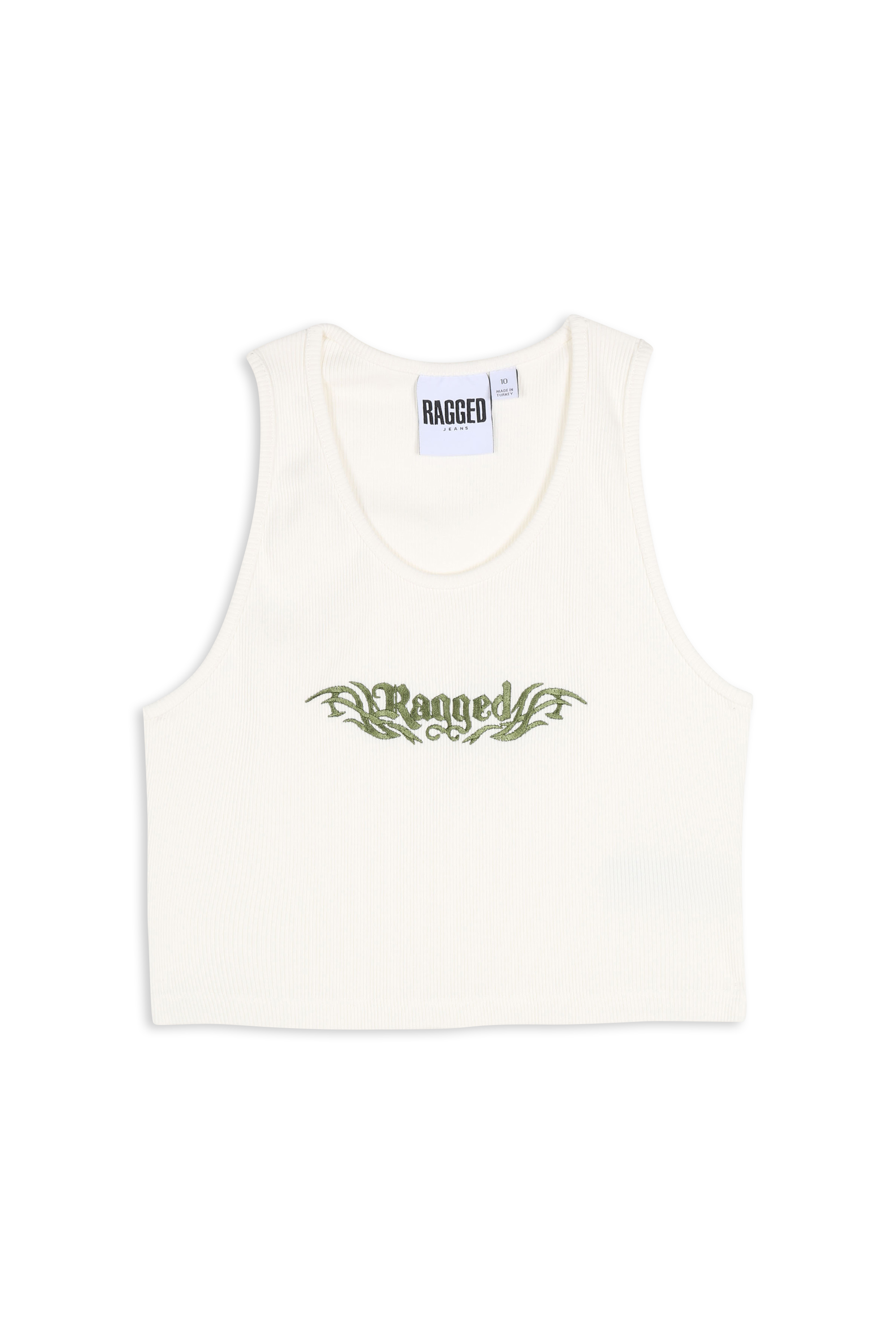RAGGED PRIEST débardeur LOGO Blanc