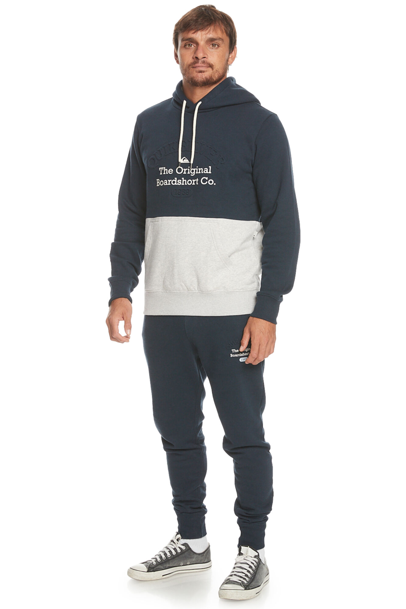 Moletom masculino com capuz Emboss