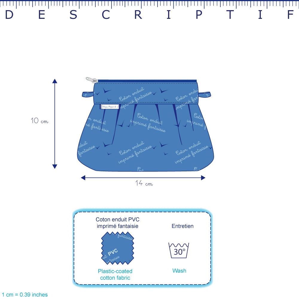 Mini Pochette Plissée Petites Filles Pop