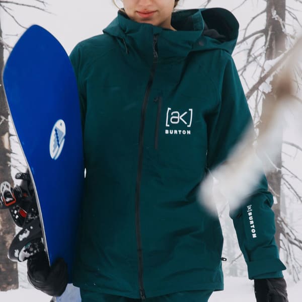 Veste snowboard BURTON W AK GORE EMBARK JK DEEP EMERALD