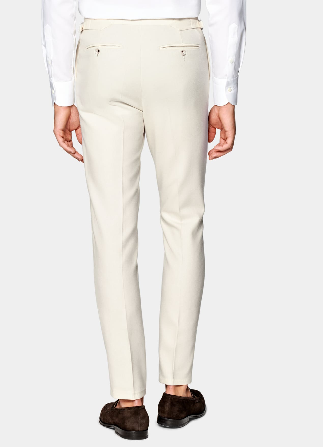 Costume Havana coupe Tailored blanc cassé