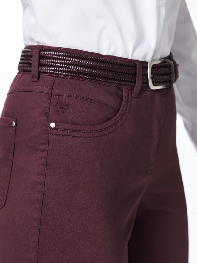 Extraglatt Baumwollhose