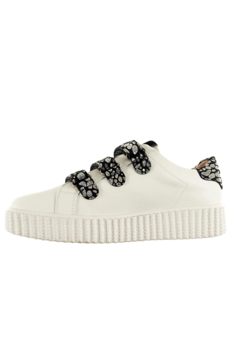 Baskets basses vanessa wu daisy argent