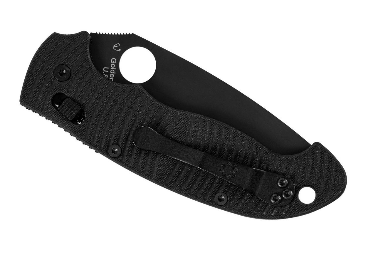 Spyderco Manix 2 XL Salt Black DLC CPM MagnaCut C95GMCBKP2 Black G10, zakmes