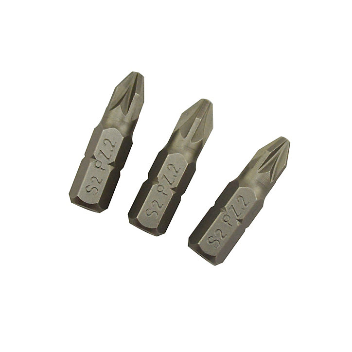 Embout de vissage standard PZ2 25 mm Universel - 3 pièces