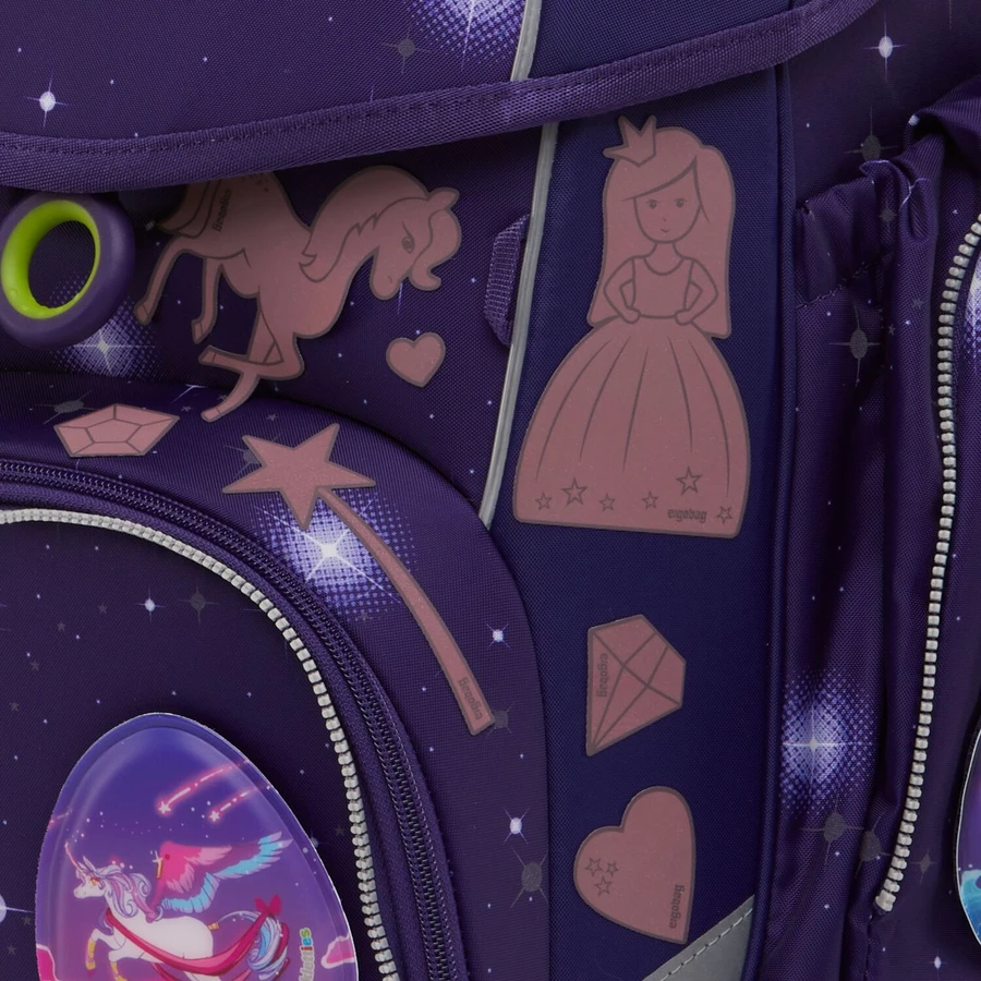 Ergobag Zubehör - Reflexie Sticker Set 10tlg. Prinzessin