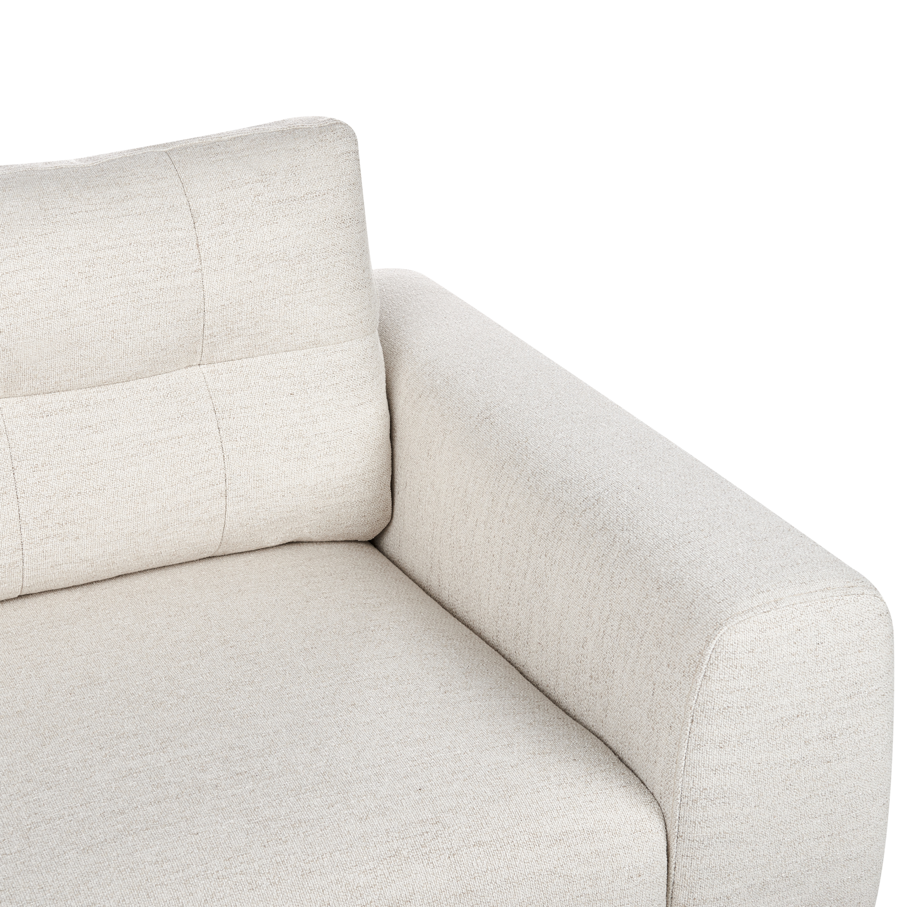 Beliani - LAURILA - Tweezitsbank - Lichtbeige - Stof