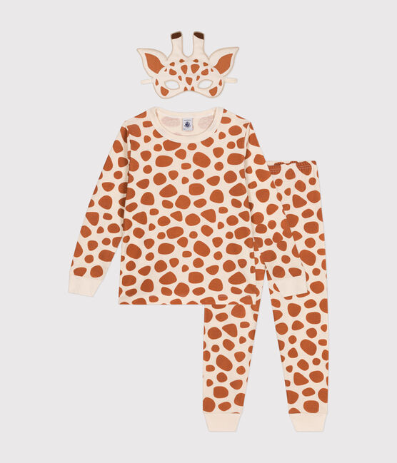 Pyjama déguisement girafe en coton enfant