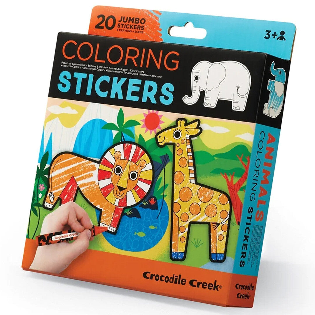 Crocodile creek kleurstickers dieren