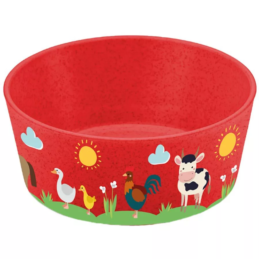 Koziol Kindergeschirrset 3er Set rot