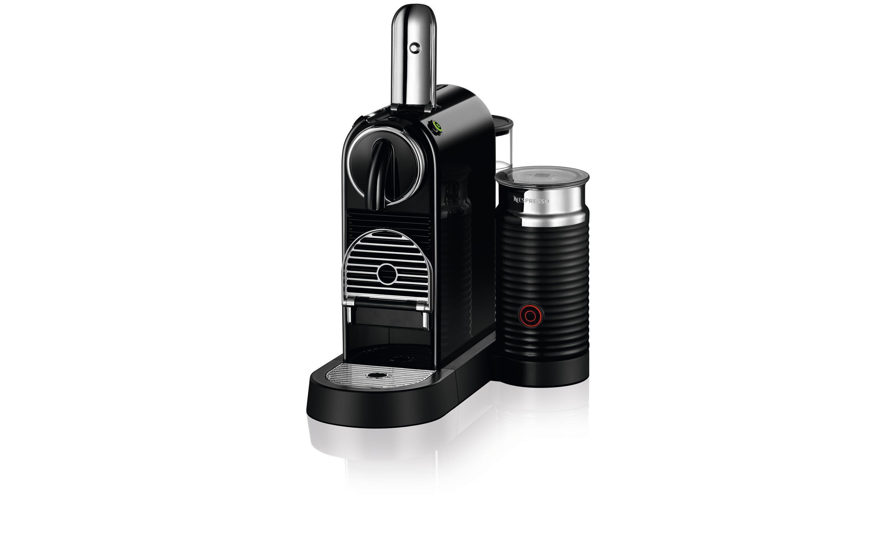 Kaffeemaschine Nespresso CitiZ & Milk EN267.BAE Schwarz<br>Elegante Kapselmaschine der Original Line mit Aeroccino-Milchschäumer
