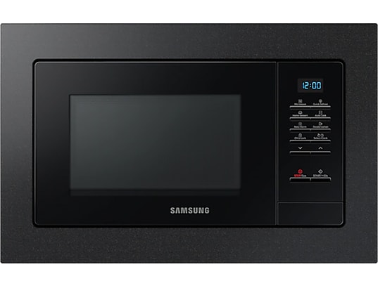 SAMSUNG - Micro ondes Encastrable MS20A7013AB, 20 litres, 850 W, plateau 25.5 cm