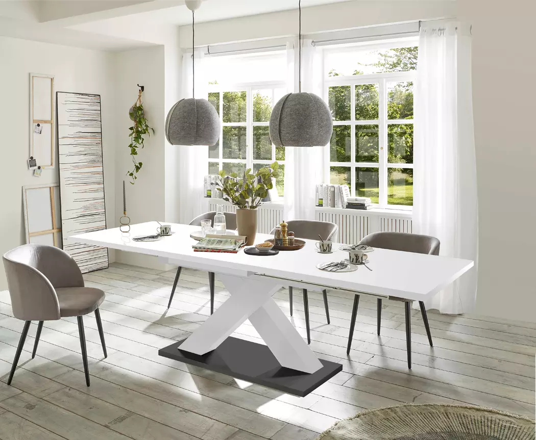 Esstisch mit Auszug Komfort Plus 160/260 x 90 cm