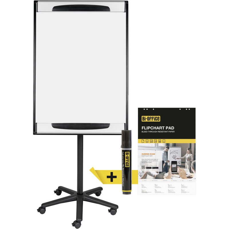 Paperboard - chevalet de conférence mobile magnétique Design Bi-Office