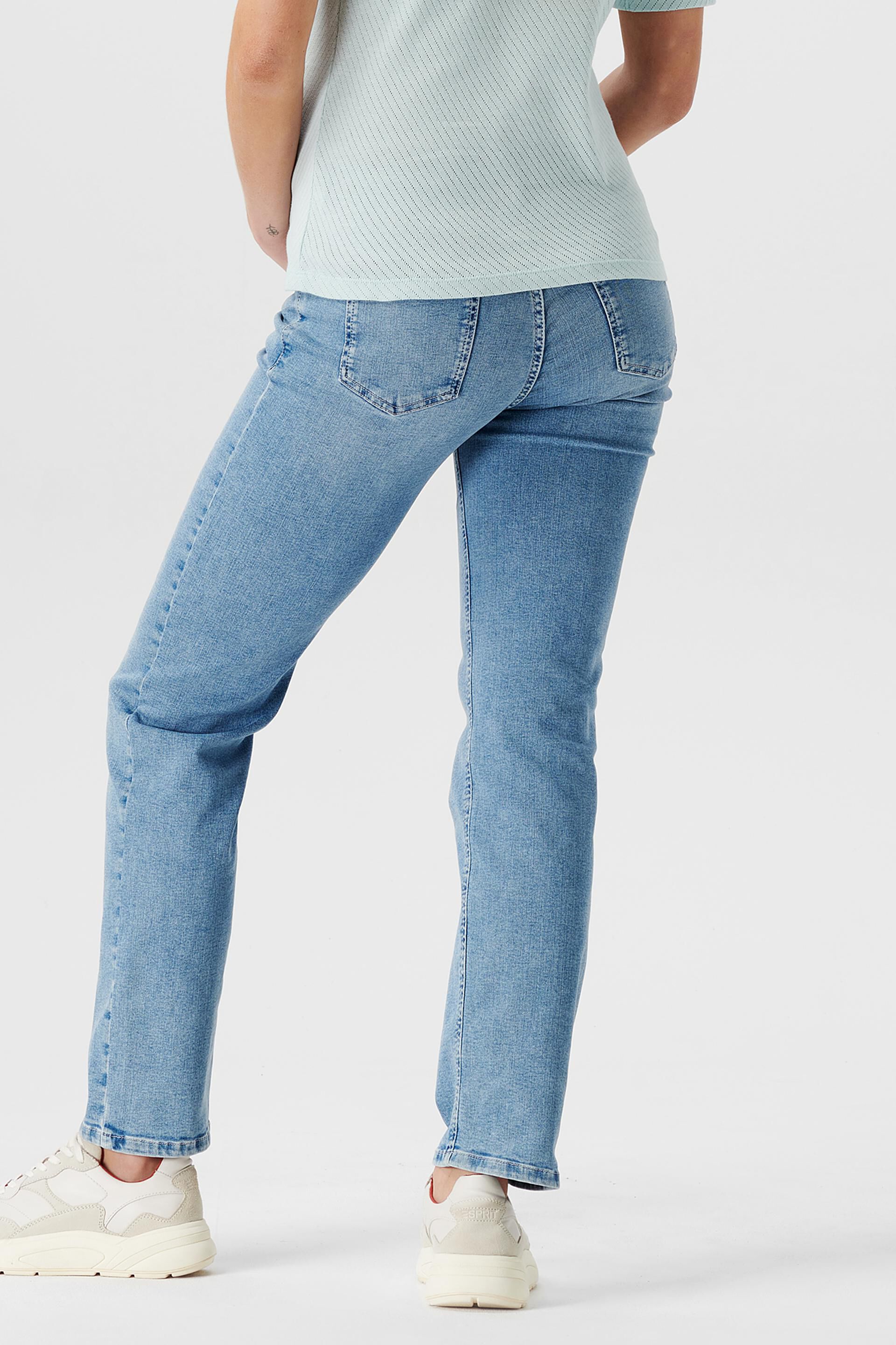 Jean à jambes droites doté d’une ceinture de maintien