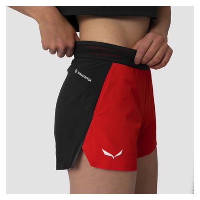 Short Femme Salewa Pedroc 2 Rouge/Noir