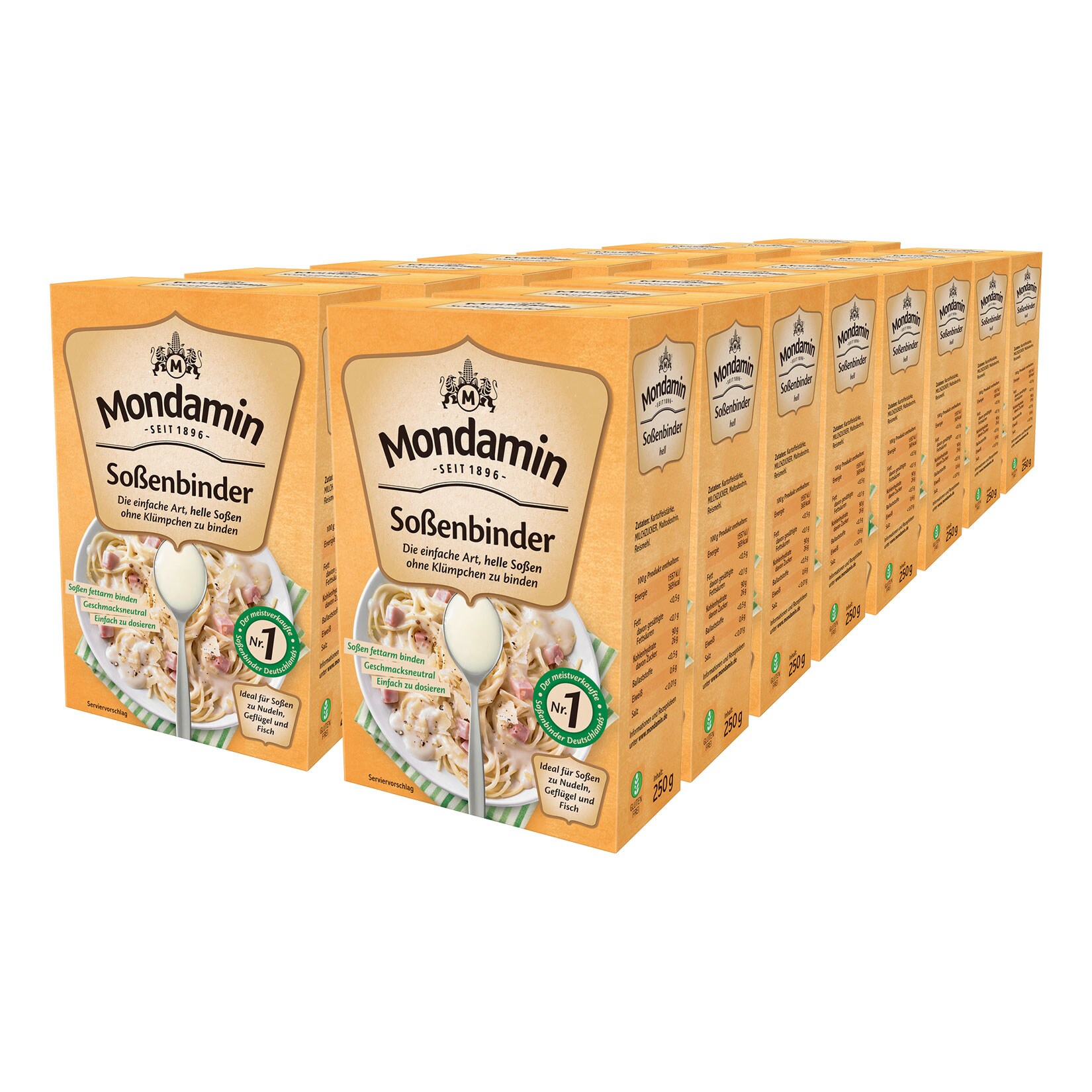 Mondamin Soßenbinder hell 250 g, 16er Pack