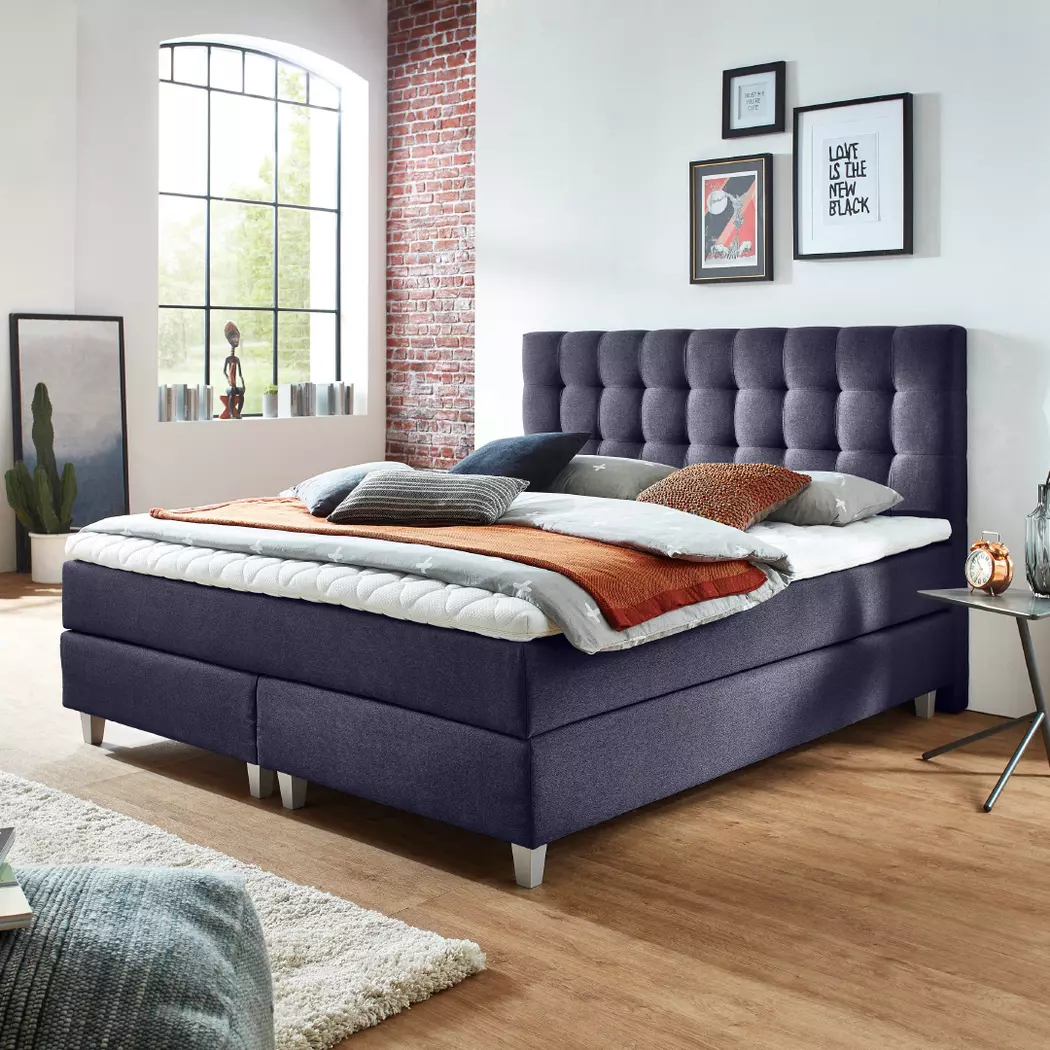 Boxspringbett Lund 140 x 200 cm