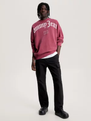 Moletom Relaxed Fit com Logo