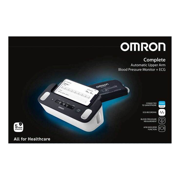 Omron Complete Oberarm Blutdruckmessgerät + EKG, 1 St