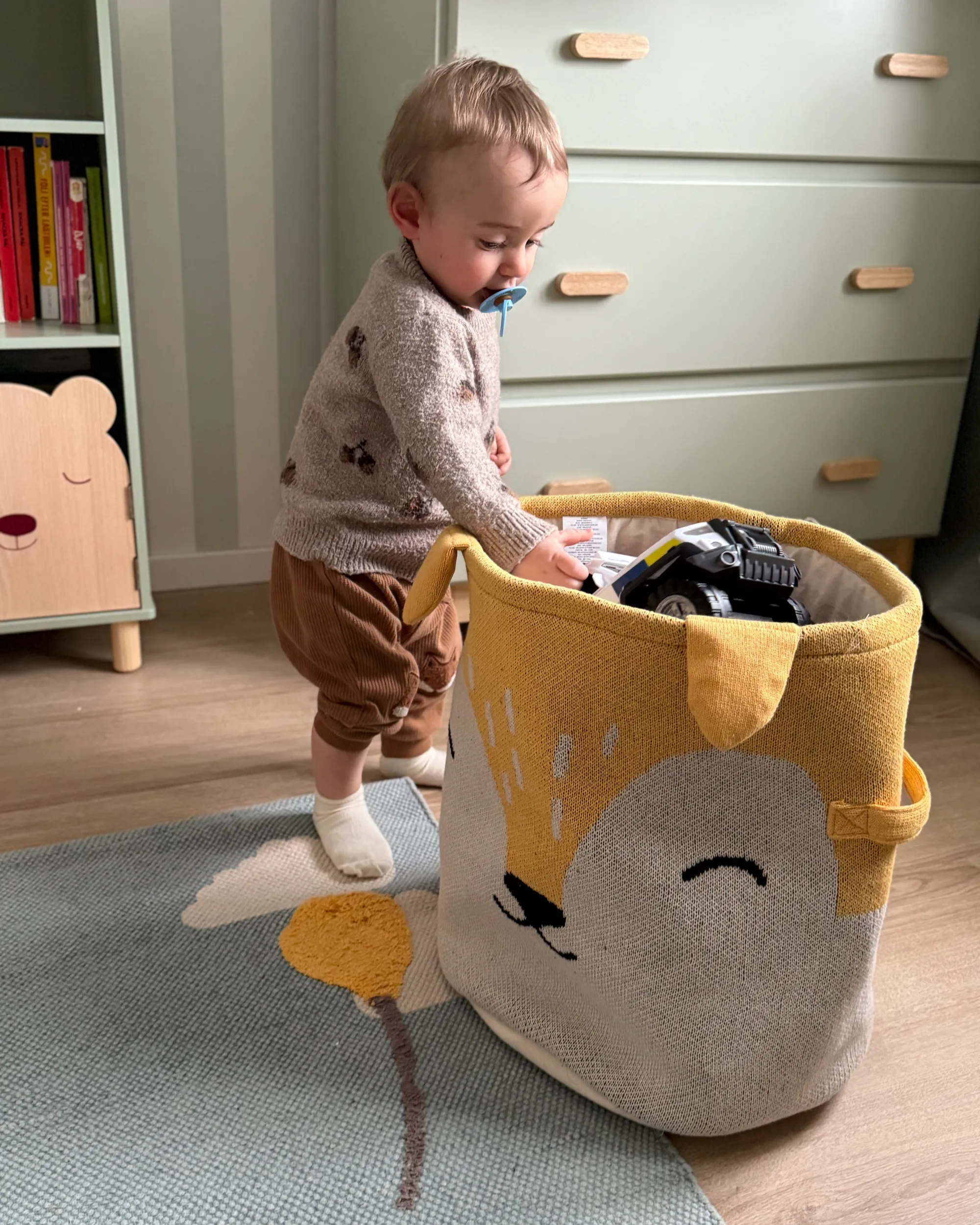 Kindermand Vos HARRORI Katoen Beige