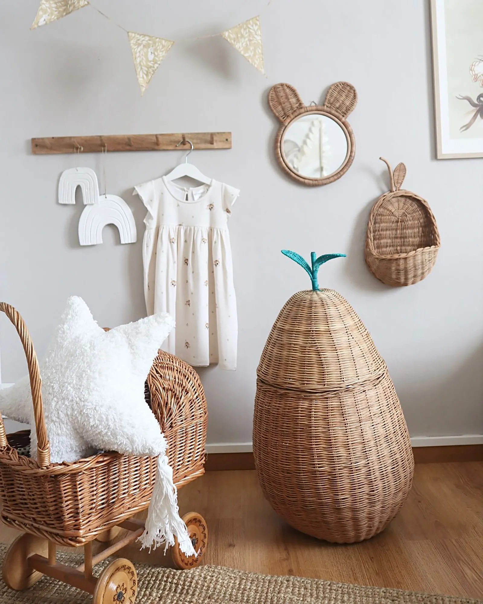 Kindermand Peer VAGSOY Rotan Natuurlijk