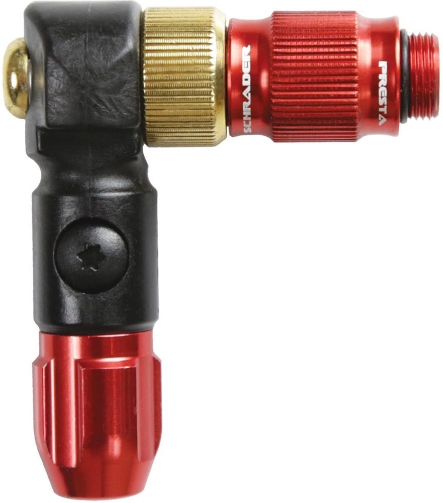 Lezyne ABS-1 Pro HP Chuck Pumpenkopf rot-glänzend kaufen | Bike-Discount