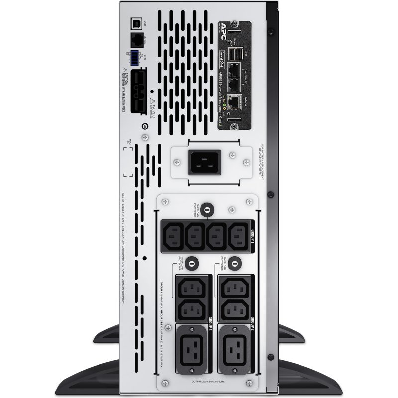 APC Smart-UPS X SMX3000HVNC - 3000VA, 8x C13 + 2x C19 sortie, USB, runtime extensible, profondeur limitée, NMC