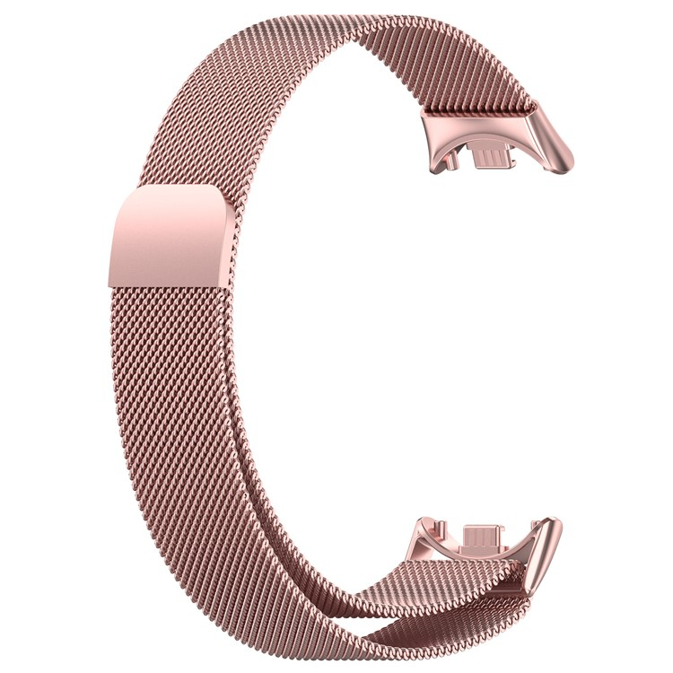 Xiaomi Smart Band 8 / 9 Edelstahl Milanaise Armband mit Magnetverschluss (Gelenkumfang: 160-240mm) - Roségold