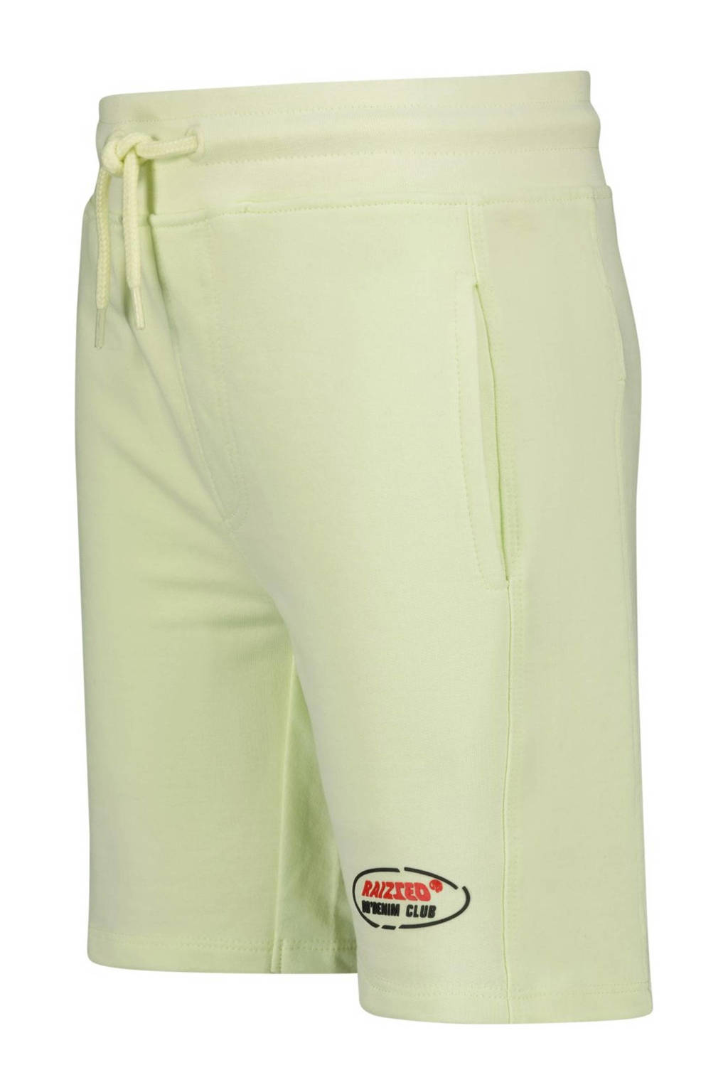 Raizzed regular fit sweatshort Rallingthon licht limegroen