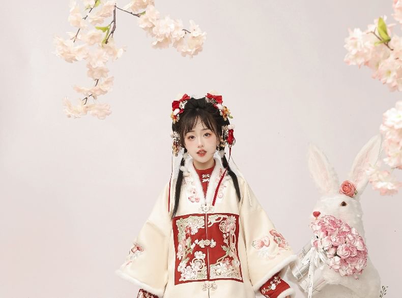 Francoix - Bloemen Hanfu Kostuumset