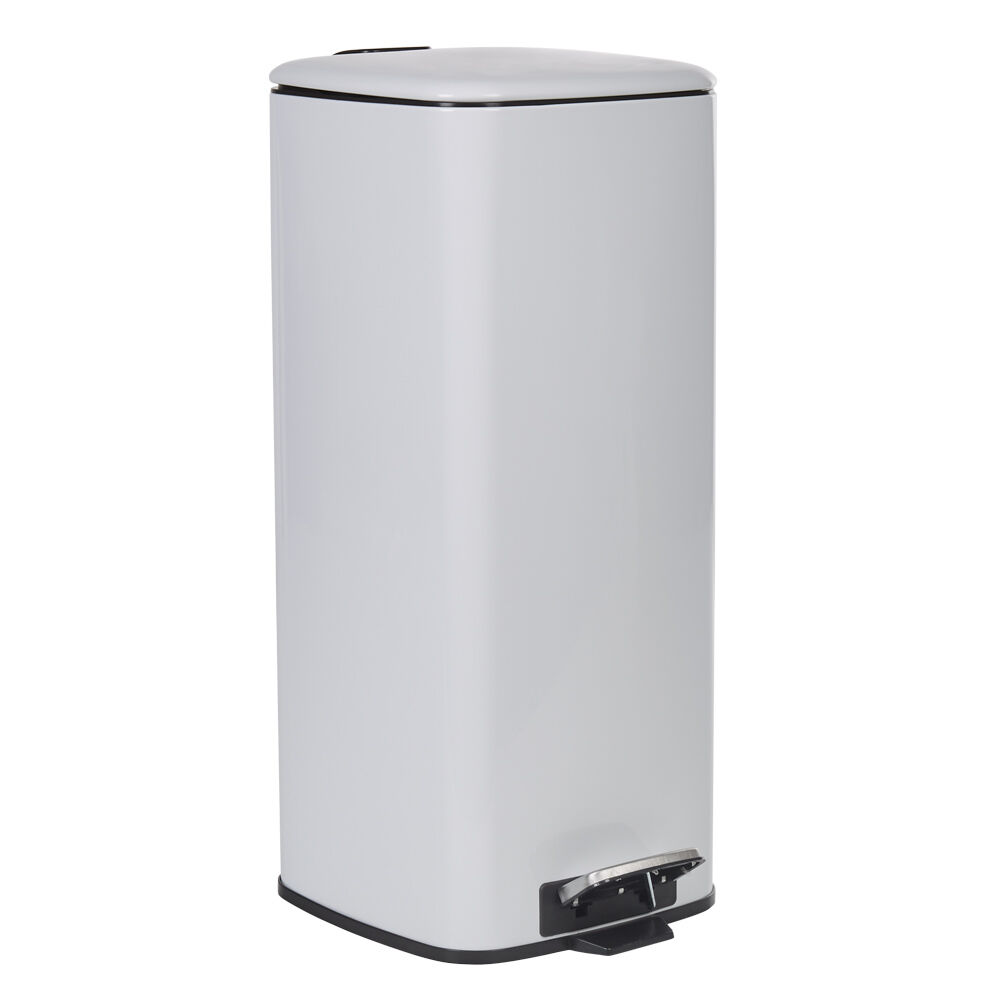 Poubelle pédale blanche 30L