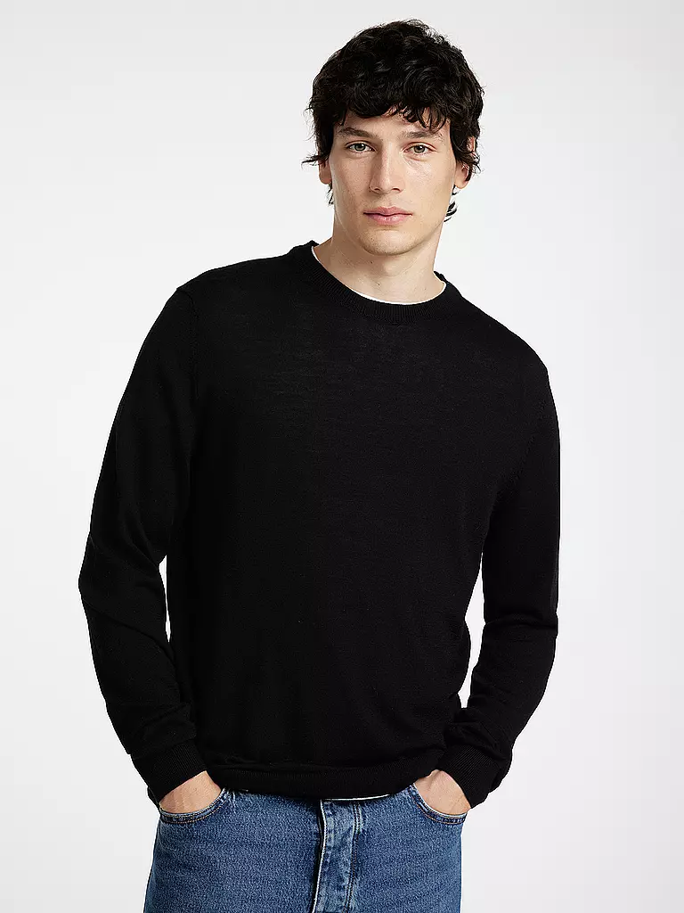 SELECTED Pullover SLHTRAY schwarz