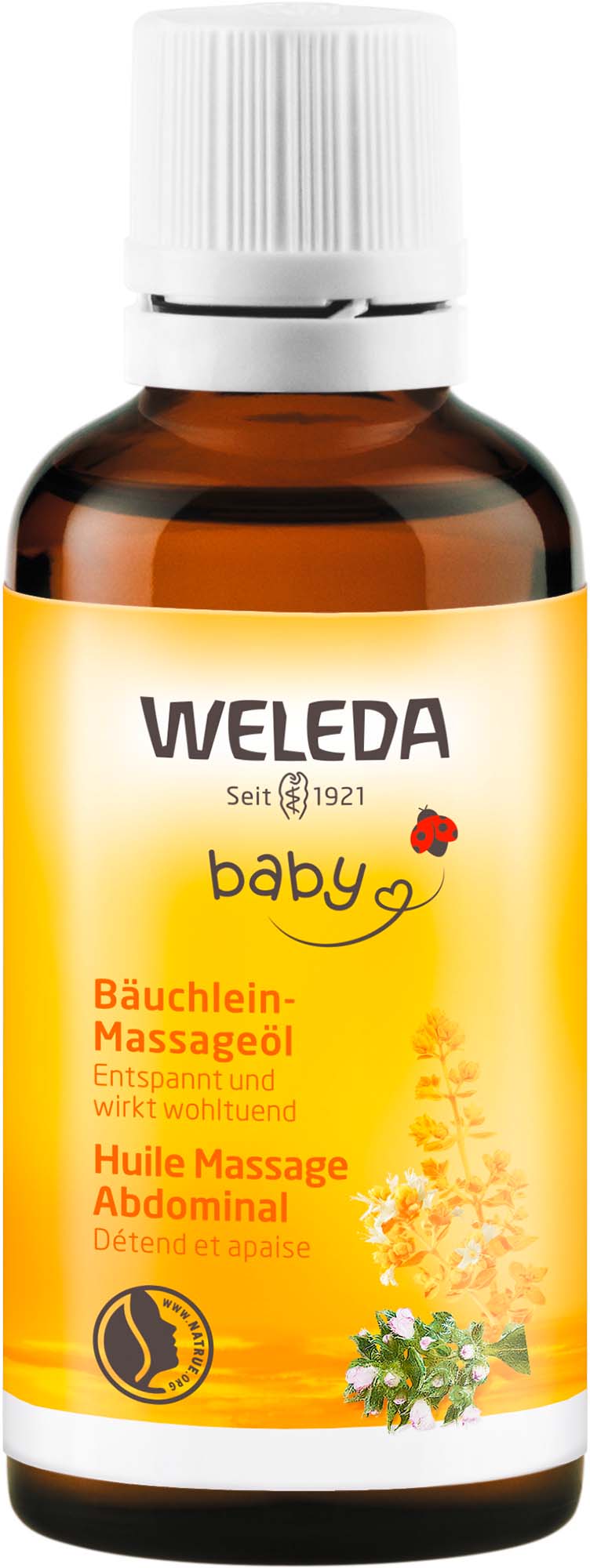 Weleda BABY Bäuchlein-Massageöl<br>50 ml, Flasche, Öl