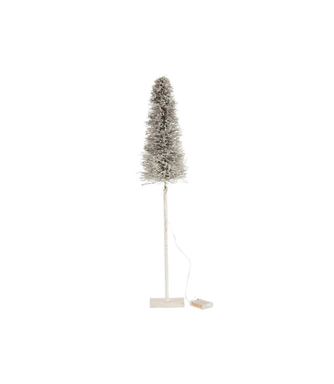 Paris Prix - Statuette Déco Led arbre De Noël 79cm Blanc