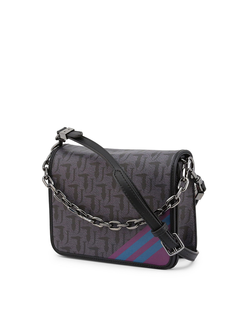Black and Dark Red Handbag