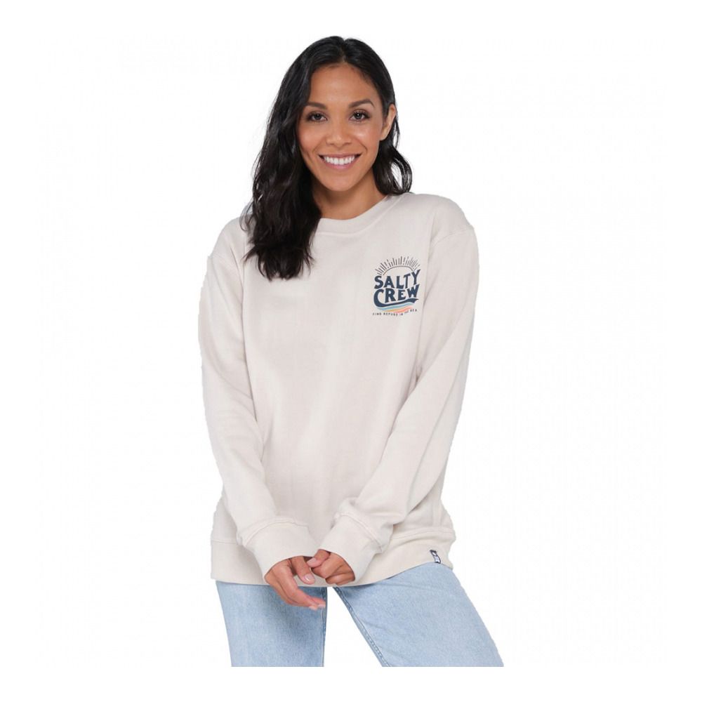 Salty Crew THE WAVE CREW - Sweat Femme natural