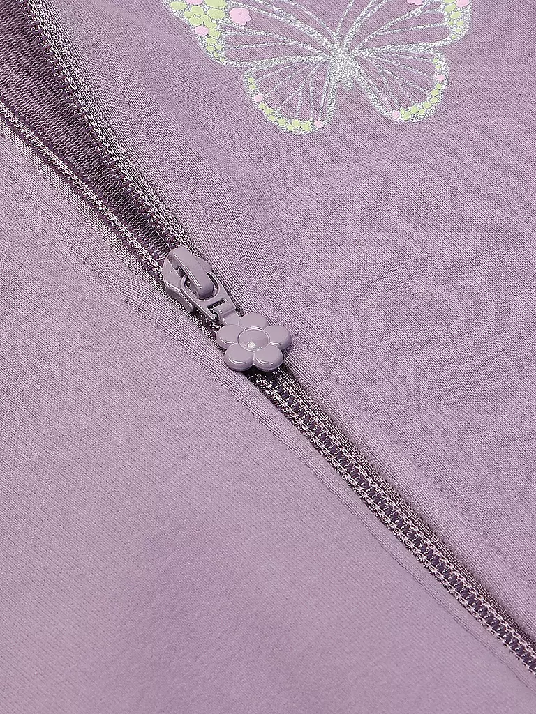 S.OLIVER Mädchen Sweatjacke  lila