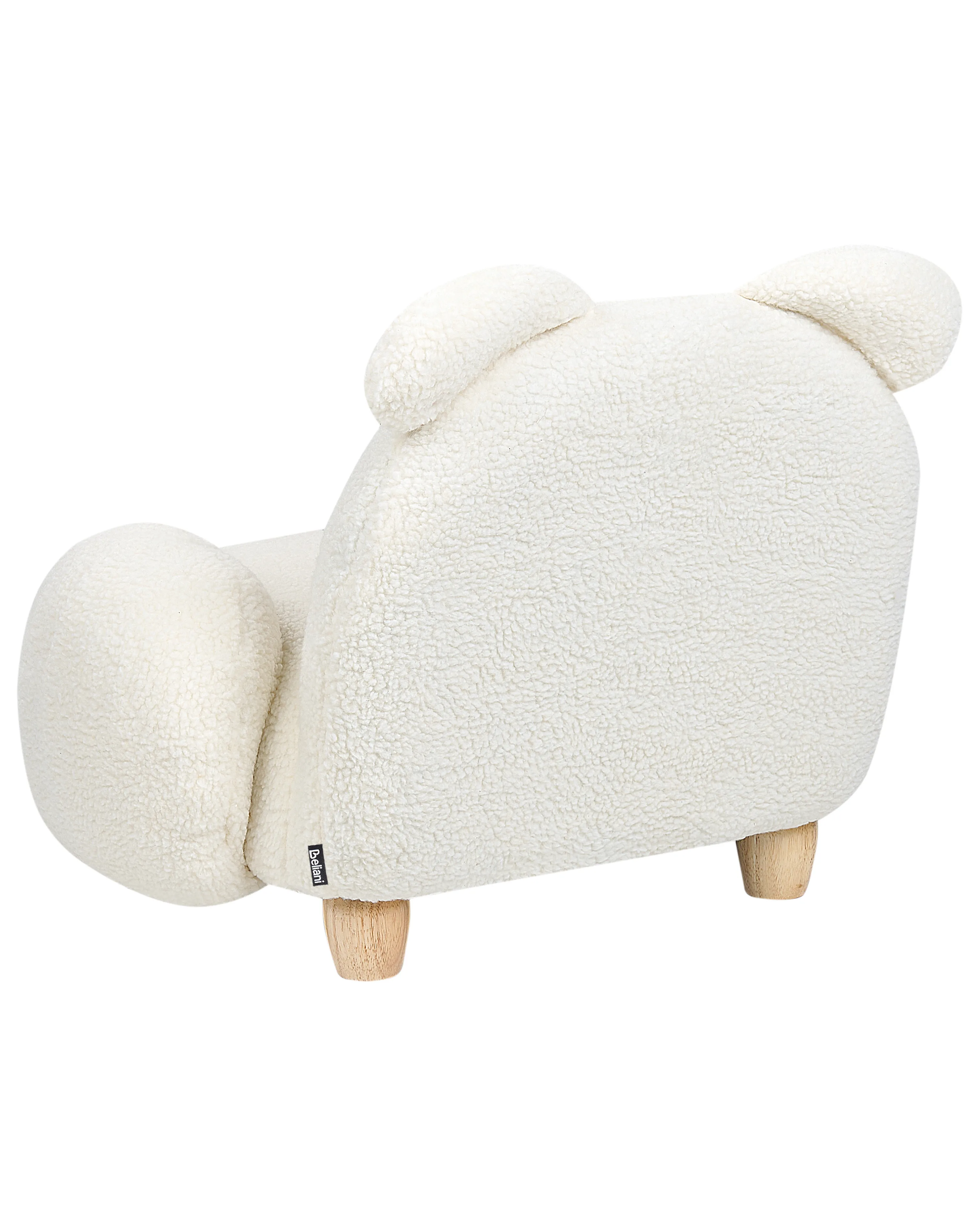 Kinderfauteuil Konijn KANNA Bouclé Gebroken wit